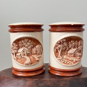 Hersey Mold! Vintage Salt & Pepper Shakers